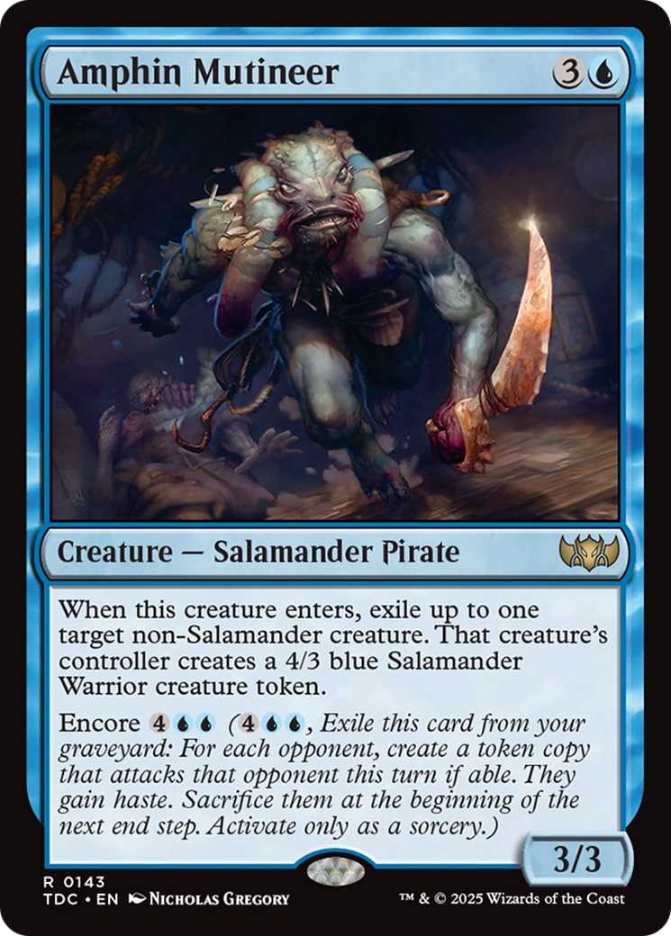 Amphin Mutineer [Tarkir: Dragonstorm Commander] | Deep Dive Games St. Marys
