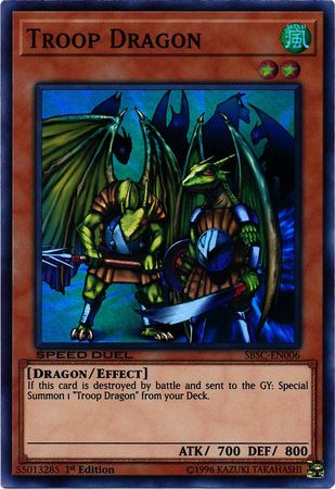 Troop Dragon [SBSC-EN006] Super Rare | Deep Dive Games St. Marys