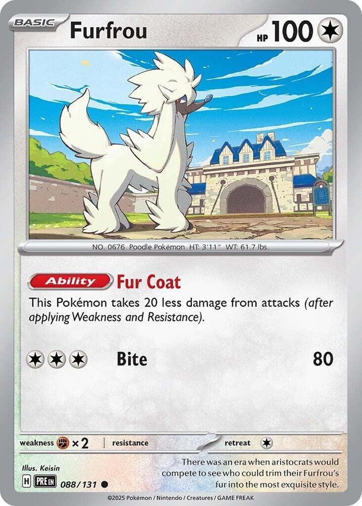 Furfrou (088/131) [Scarlet & Violet: Prismatic Evolutions] | Deep Dive Games St. Marys