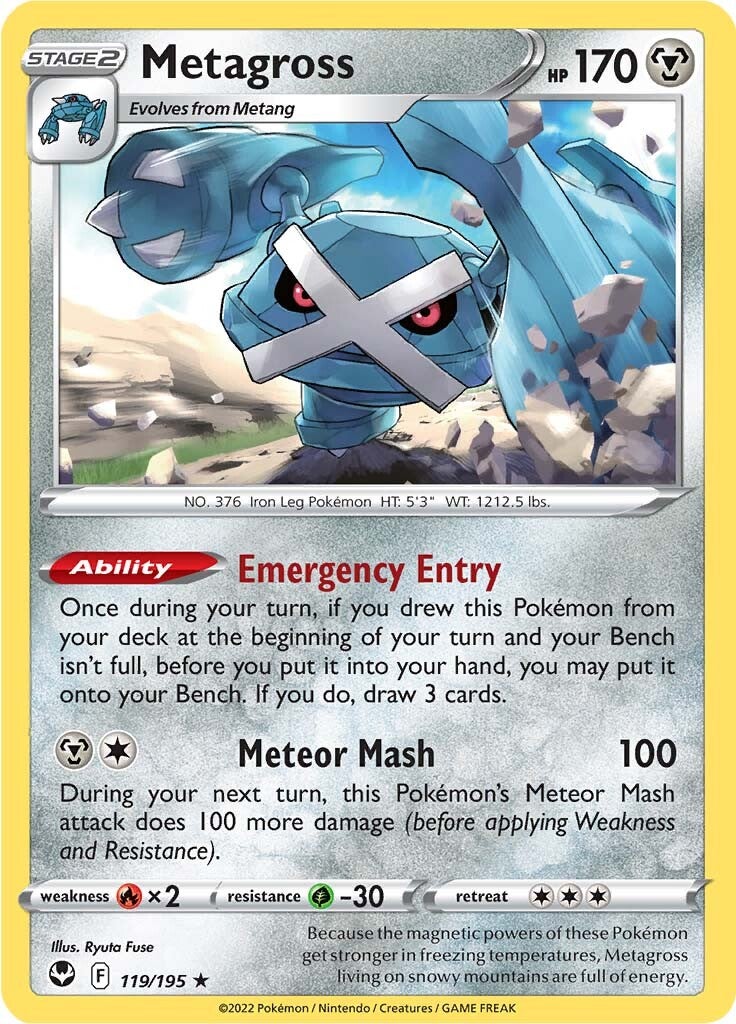 Metagross (119/195) [Sword & Shield: Silver Tempest] | Deep Dive Games St. Marys