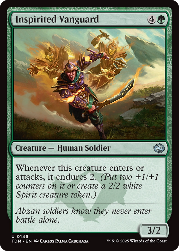 Inspirited Vanguard [Tarkir: Dragonstorm] | Deep Dive Games St. Marys