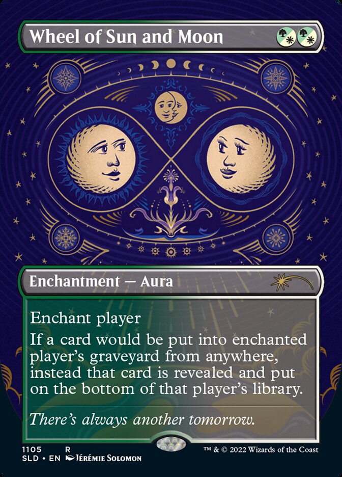 Wheel of Sun and Moon (Borderless) [Secret Lair Drop Series] | Deep Dive Games St. Marys