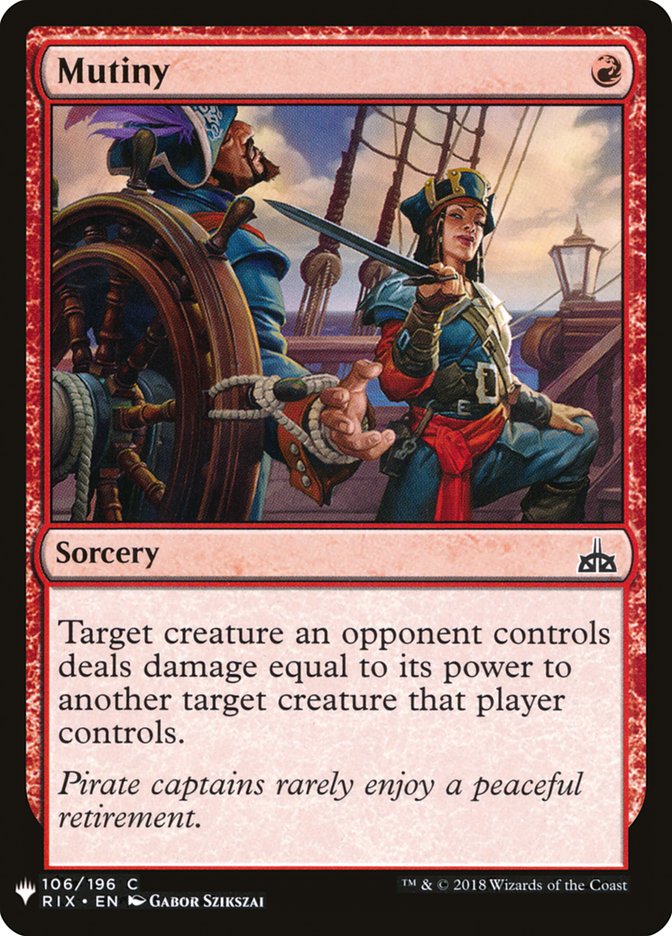 Mutiny [Mystery Booster] | Deep Dive Games St. Marys