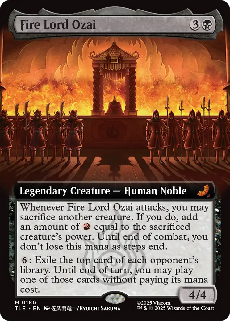 Fire Lord Ozai (Extended Art) [Avatar: The Last Airbender: Eternal-Legal] | Deep Dive Games St. Marys