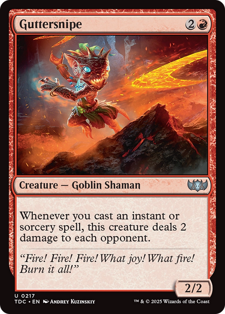 Guttersnipe [Tarkir: Dragonstorm Commander] | Deep Dive Games St. Marys