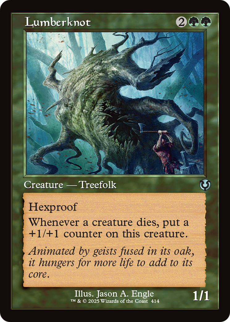 Lumberknot (Retro Frame) [Innistrad Remastered] | Deep Dive Games St. Marys