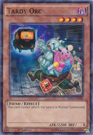 Tardy Orc [BP03-EN096] Shatterfoil Rare | Deep Dive Games St. Marys