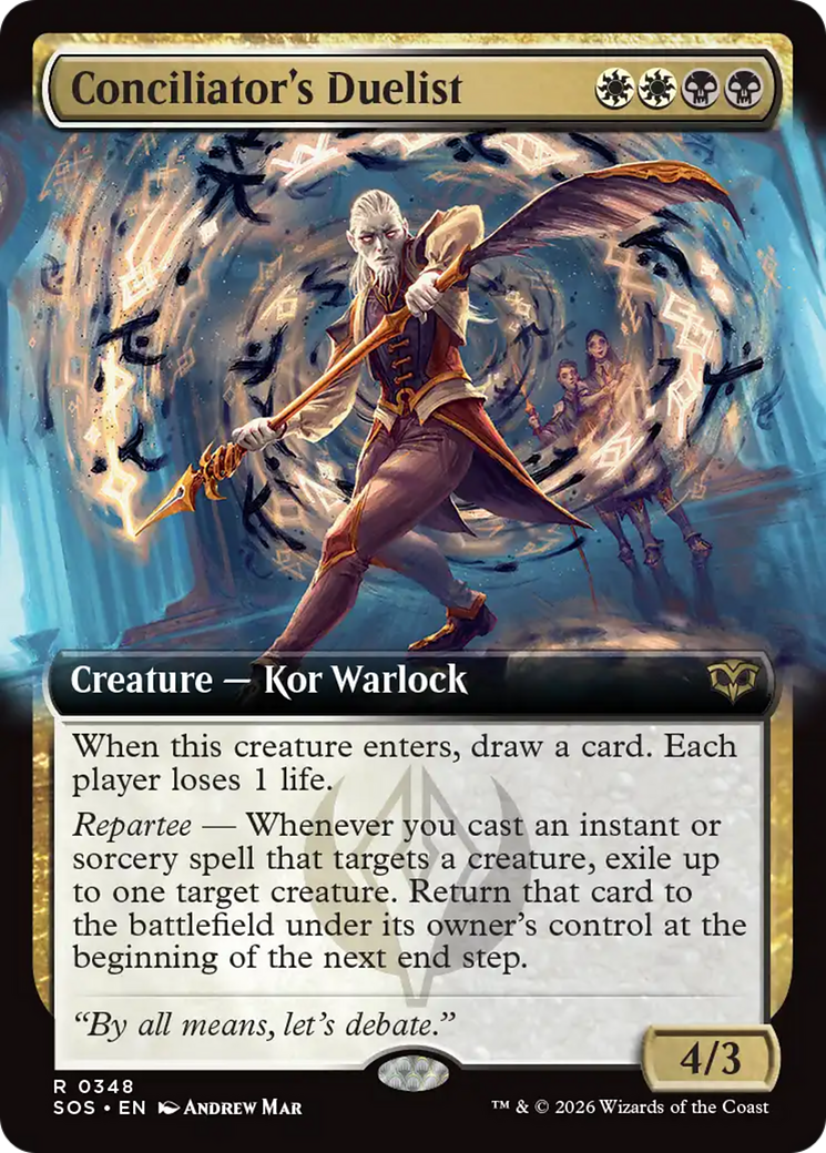 Conciliator's Duelist (Extended Art) [Secrets of Strixhaven] | Deep Dive Games St. Marys