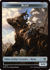 Construct // Beast (0011) Double-Sided Token [Aetherdrift Tokens] | Deep Dive Games St. Marys