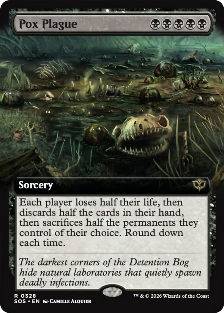 Pox Plague (Extended Art) [Secrets of Strixhaven] | Deep Dive Games St. Marys