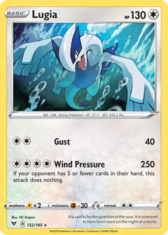 Lugia (132/185) [Sword & Shield: Vivid Voltage] | Deep Dive Games St. Marys