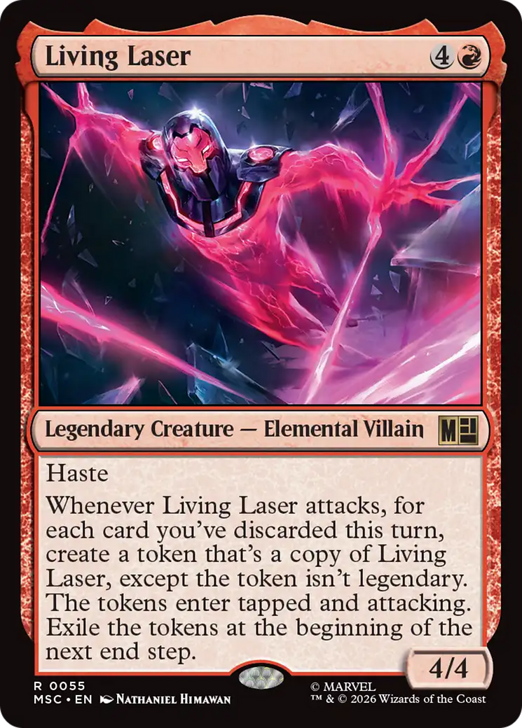 Living Laser (Surge Foil) [Marvel Super Heroes Commander] | Deep Dive Games St. Marys