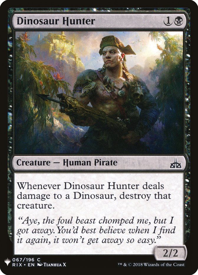 Dinosaur Hunter [Mystery Booster] | Deep Dive Games St. Marys