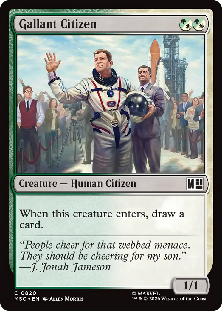 Gallant Citizen [Marvel Super Heroes Commander] | Deep Dive Games St. Marys