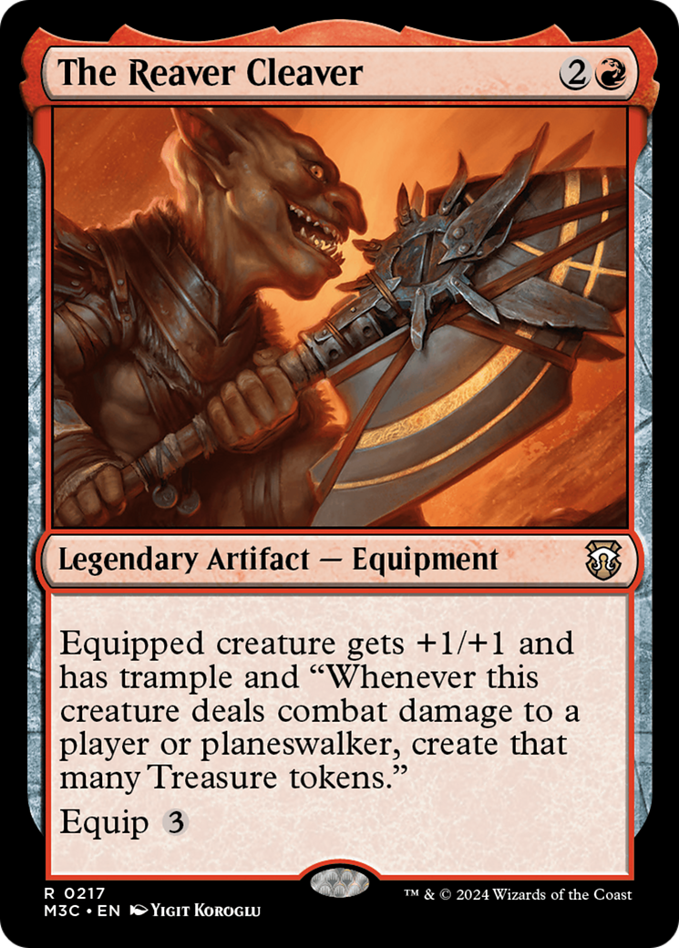 The Reaver Cleaver (Ripple Foil) [Modern Horizons 3 Commander] | Deep Dive Games St. Marys