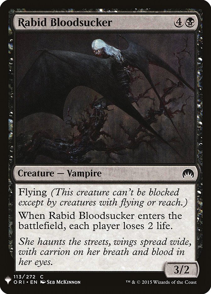 Rabid Bloodsucker [Mystery Booster] | Deep Dive Games St. Marys