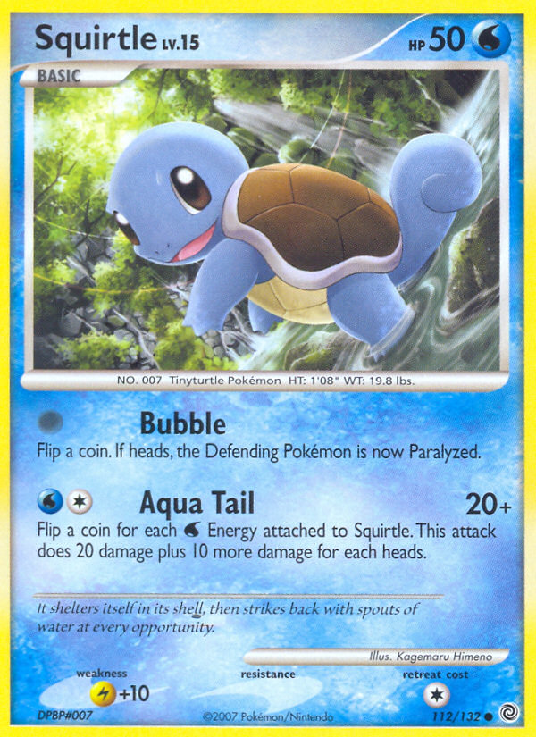Squirtle (112/132) [Diamond & Pearl: Secret Wonders] | Deep Dive Games St. Marys