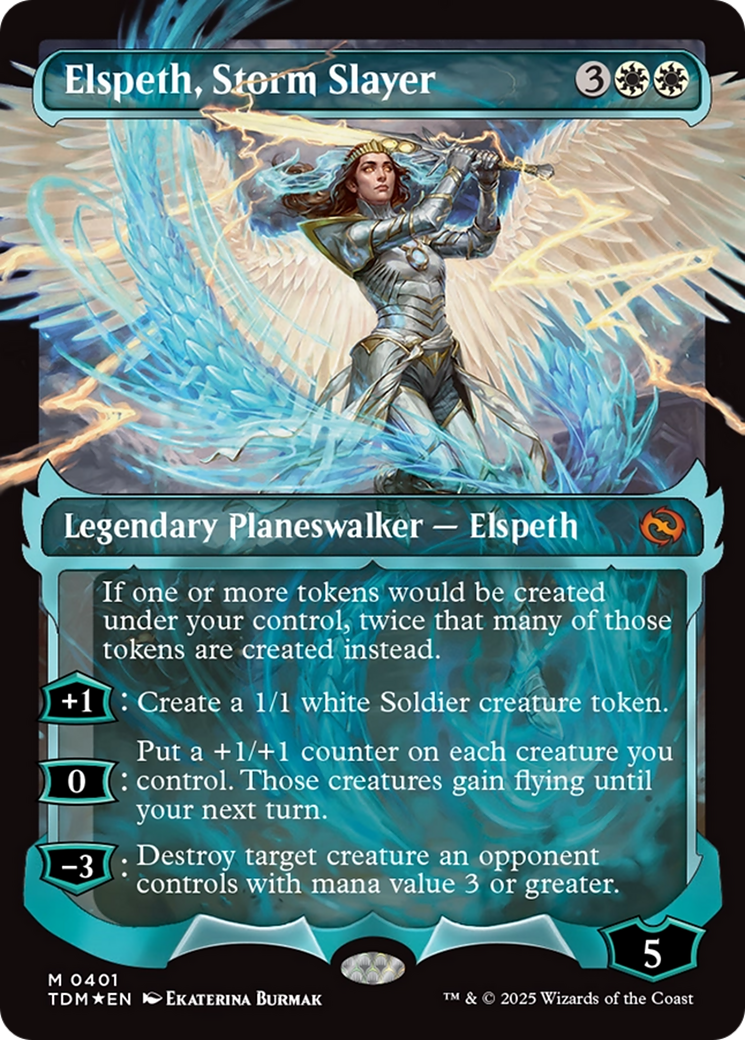 Elspeth, Storm Slayer (Showcase) [Tarkir: Dragonstorm] | Deep Dive Games St. Marys