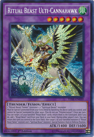 Ritual Beast Ulti-Cannahawk [THSF-EN030] Secret Rare | Deep Dive Games St. Marys