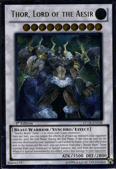 Thor, Lord of the Aesir [STOR-EN038] Ultimate Rare | Deep Dive Games St. Marys