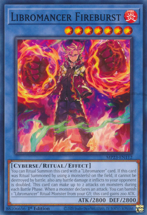 Libromancer Fireburst [MP23-EN112] Rare | Deep Dive Games St. Marys