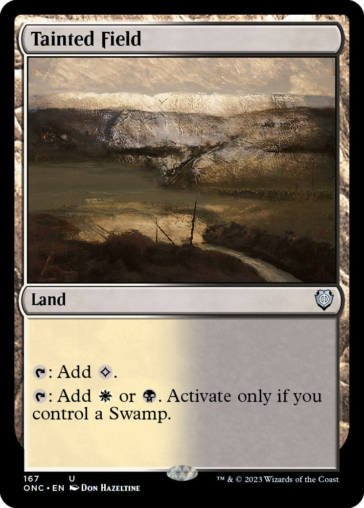 Tainted Field [Phyrexia: All Will Be One Commander] | Deep Dive Games St. Marys
