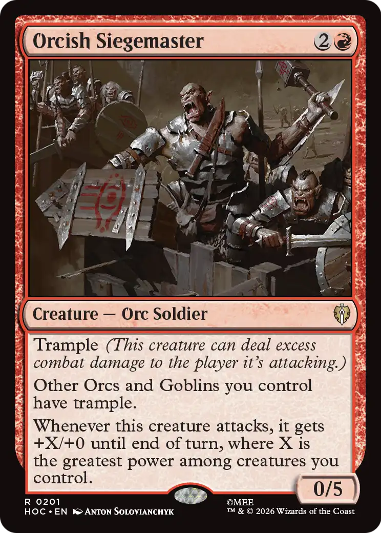 Orcish Siegemaster [The Hobbit: Eternal-Legal] | Deep Dive Games St. Marys