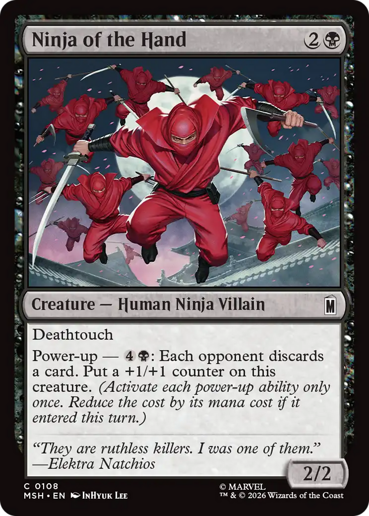 Ninja of the Hand [Marvel Super Heroes] | Deep Dive Games St. Marys