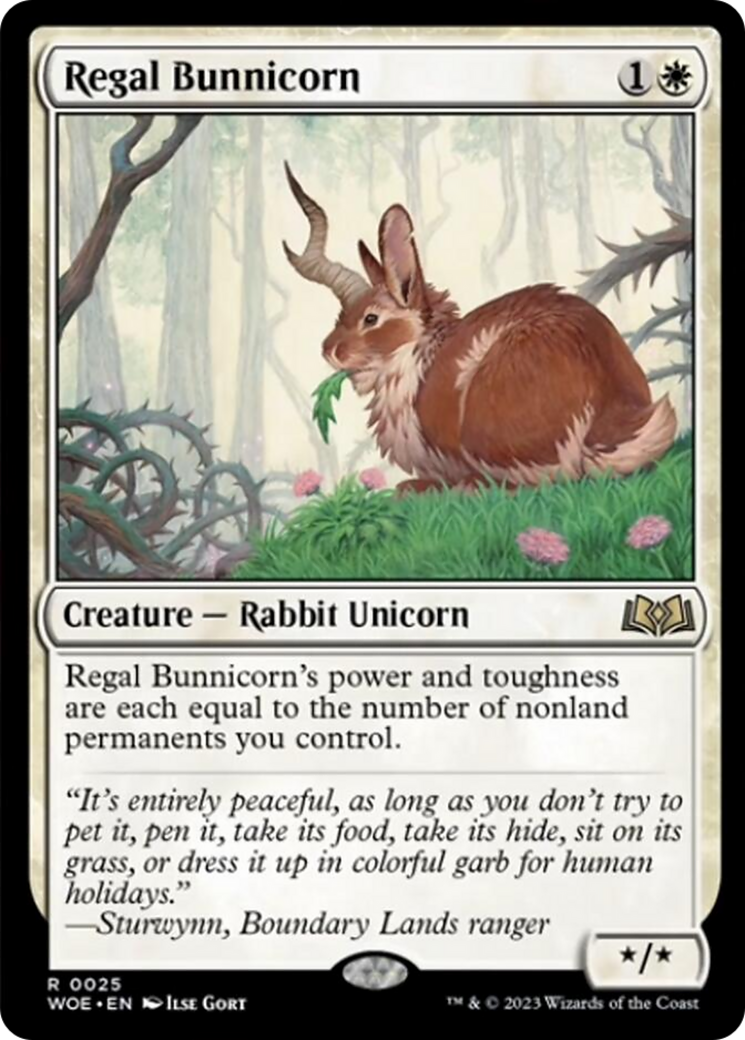 Regal Bunnicorn [Wilds of Eldraine] | Deep Dive Games St. Marys