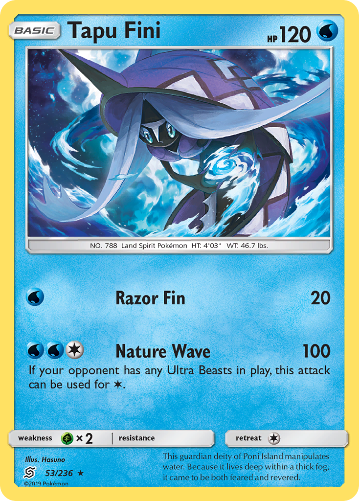 Tapu Fini (53/236) [Sun & Moon: Unified Minds] | Deep Dive Games St. Marys