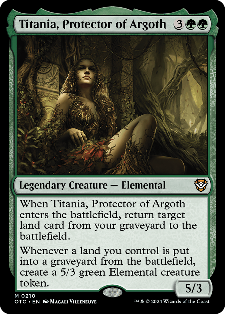 Titania, Protector of Argoth [Outlaws of Thunder Junction Commander] | Deep Dive Games St. Marys