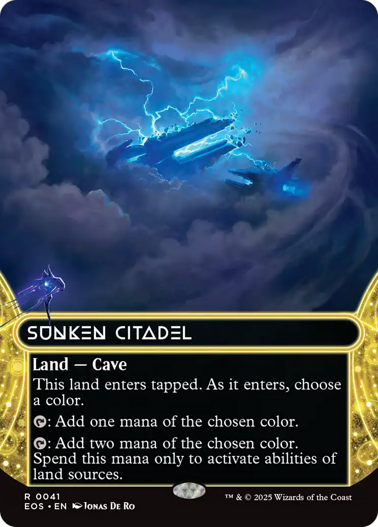 Sunken Citadel (0041) (Borderless) [Edge of Eternities: Stellar Sights] | Deep Dive Games St. Marys