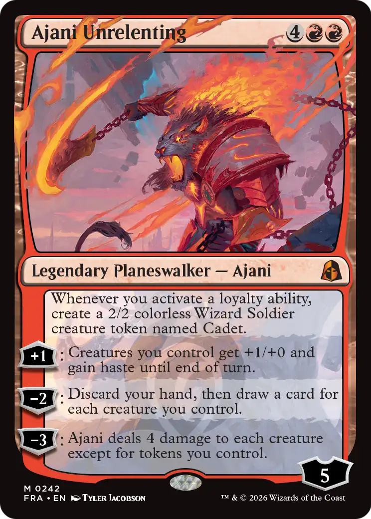 Ajani Unrelenting [Reality Fracture] | Deep Dive Games St. Marys