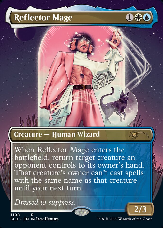 Reflector Mage (Borderless) [Secret Lair Drop Series] | Deep Dive Games St. Marys