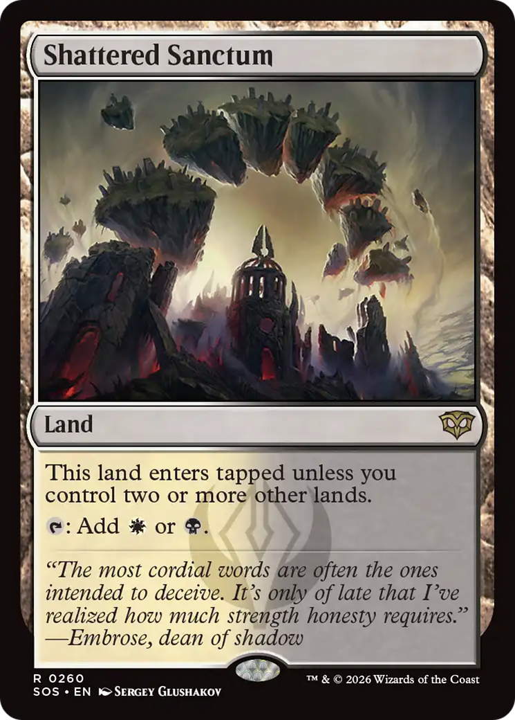 Shattered Sanctum [Secrets of Strixhaven] | Deep Dive Games St. Marys