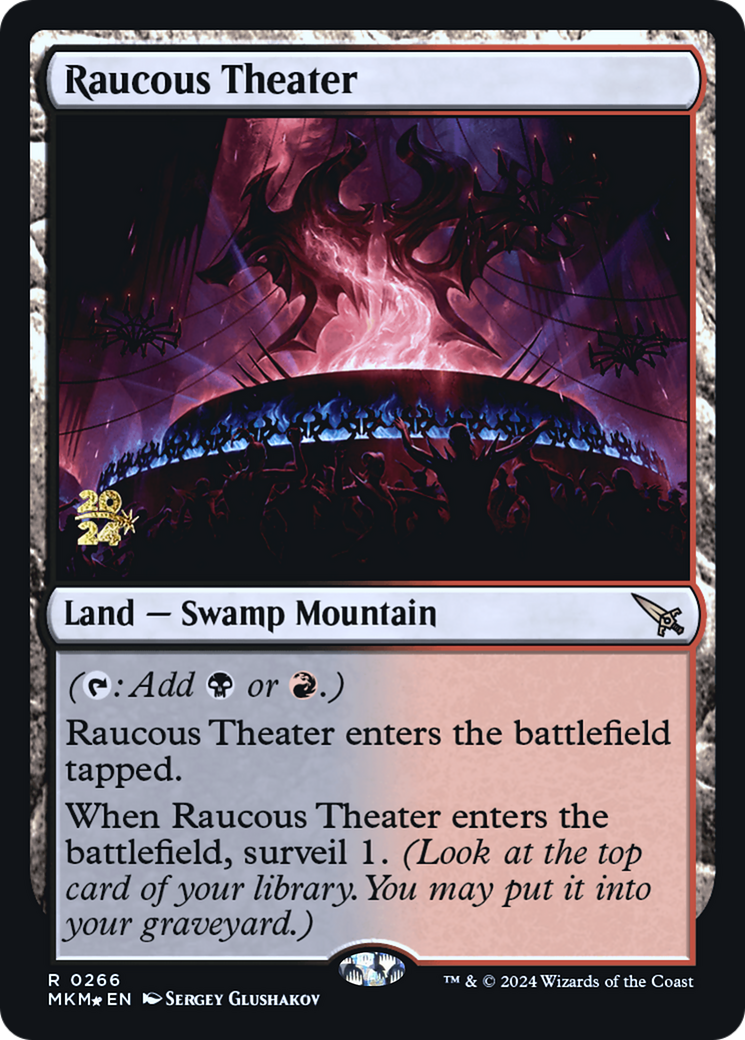 Raucous Theater [Murders at Karlov Manor Prerelease Promos] | Deep Dive Games St. Marys