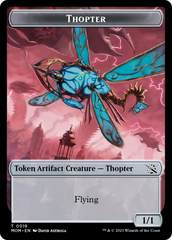 Treasure (20) // Thopter Double-Sided Token [March of the Machine Tokens] | Deep Dive Games St. Marys