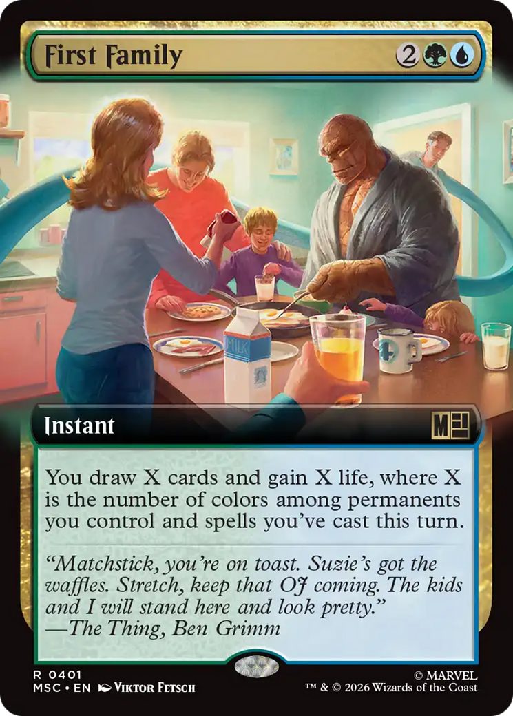 First Family (Extended Art) [Marvel Super Heroes Commander] | Deep Dive Games St. Marys
