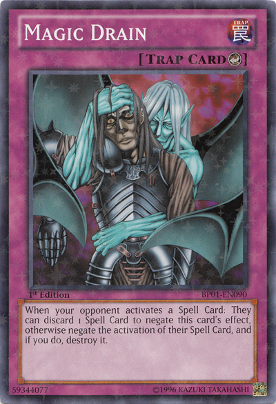 Magic Drain [BP01-EN090] Starfoil Rare | Deep Dive Games St. Marys