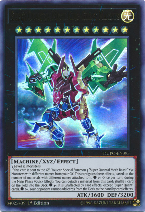 Super Quantal Mech King Great Magnus [DUPO-EN093] Ultra Rare | Deep Dive Games St. Marys