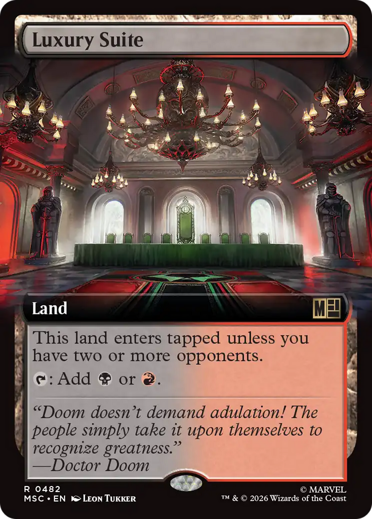 Luxury Suite (Extended Art) [Marvel Super Heroes Commander] | Deep Dive Games St. Marys