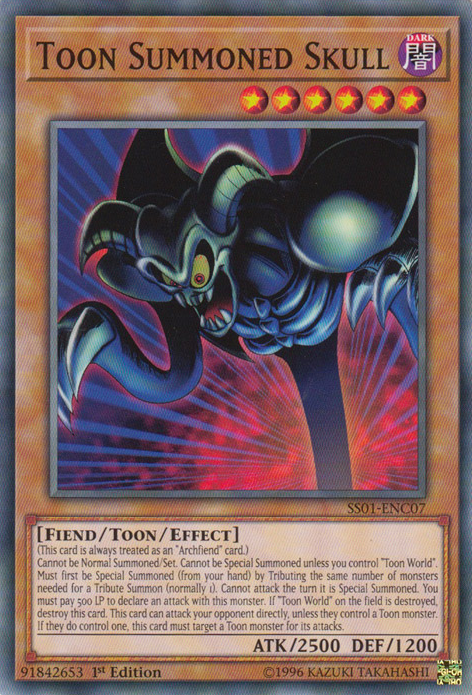 Toon Summoned Skull [SS01-ENC07] Common | Deep Dive Games St. Marys