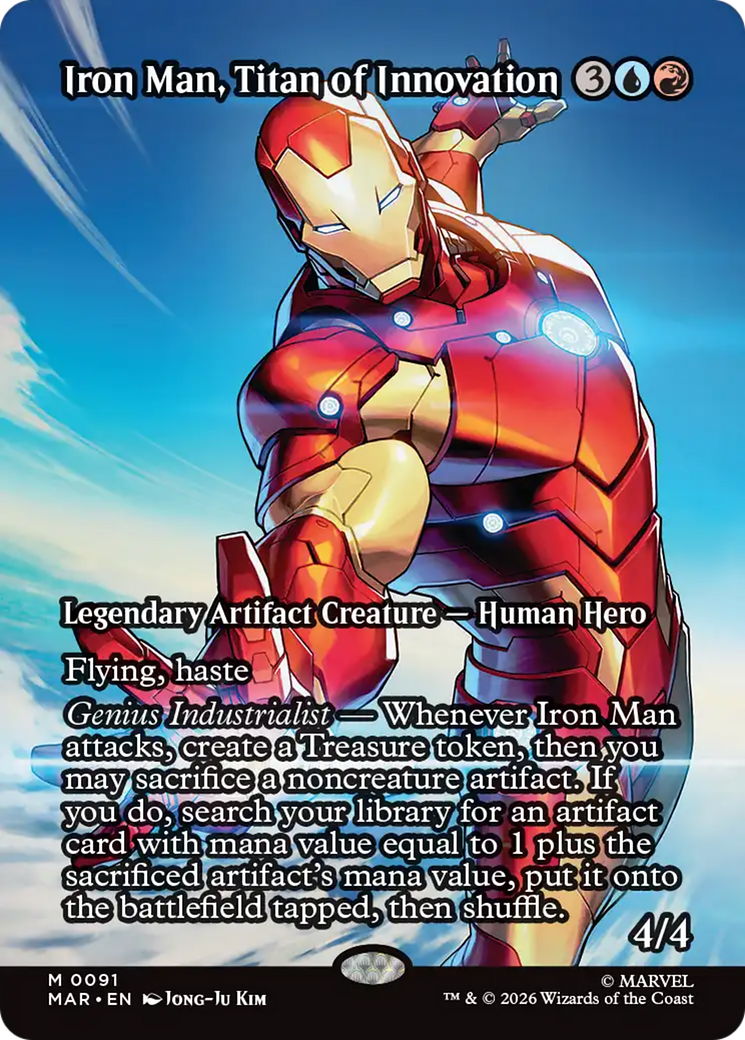 Iron Man, Titan of Innovation (Borderless) [Marvel Universe: Eternal-Legal] | Deep Dive Games St. Marys
