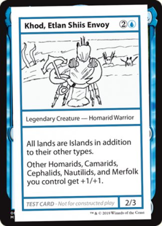 Khod, Etlan Shiis Envoy (2021 Edition) [Mystery Booster Playtest Cards] | Deep Dive Games St. Marys