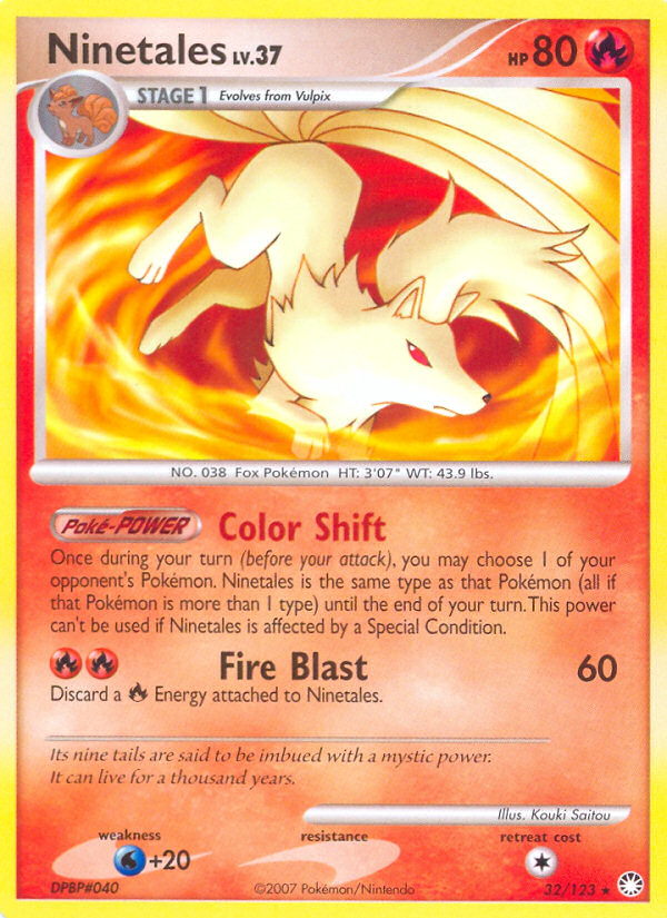 Ninetales (32/123) [Diamond & Pearl: Mysterious Treasures] | Deep Dive Games St. Marys