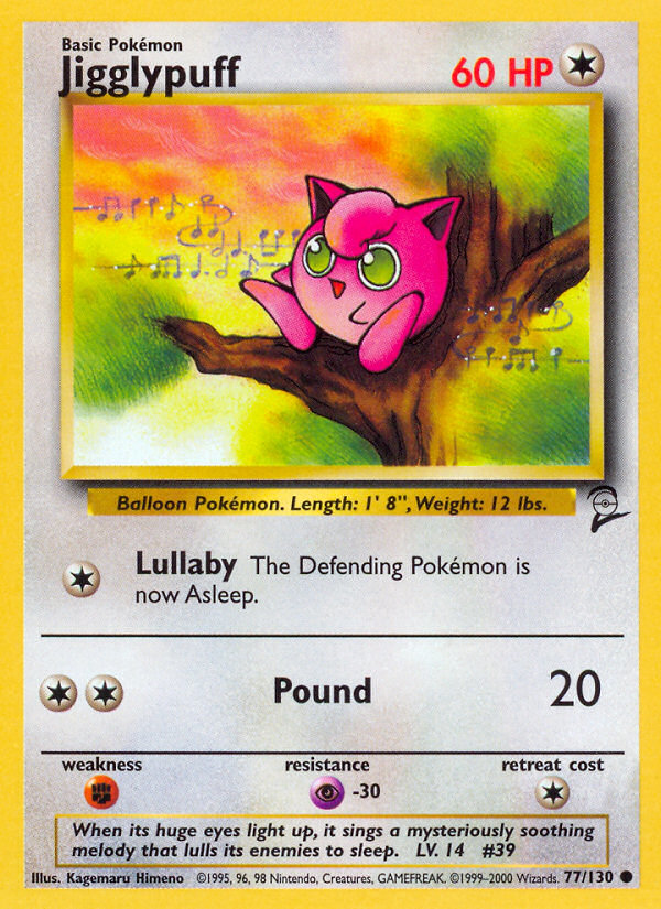 Jigglypuff (77/130) [Base Set 2] | Deep Dive Games St. Marys