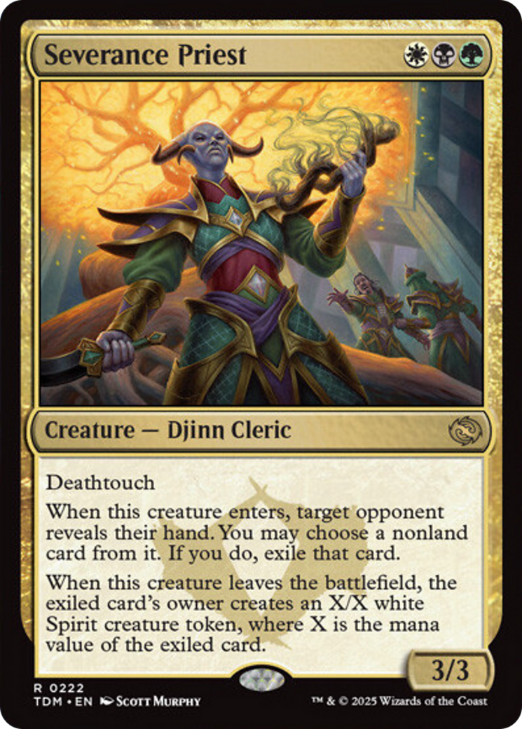Severance Priest [Tarkir: Dragonstorm] | Deep Dive Games St. Marys