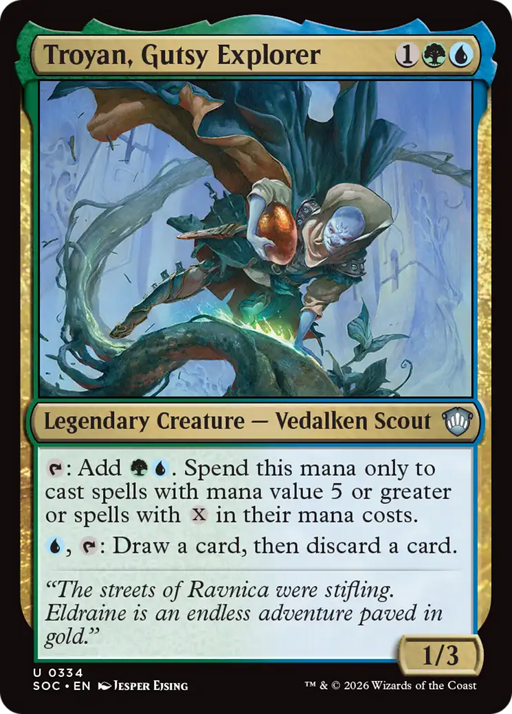 Troyan, Gutsy Explorer [Secrets of Strixhaven Commander] | Deep Dive Games St. Marys