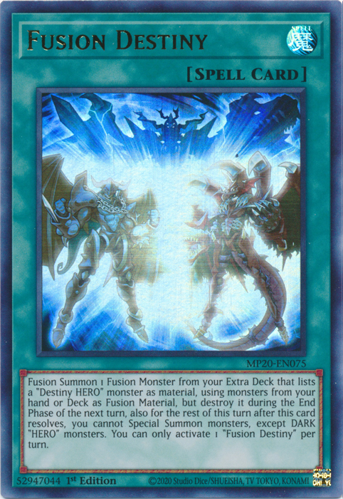 Fusion Destiny [MP20-EN075] Ultra Rare | Deep Dive Games St. Marys
