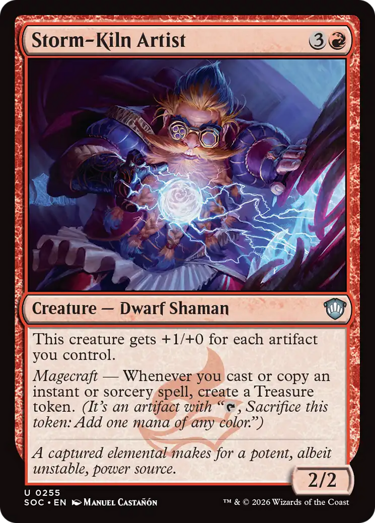 Storm-Kiln Artist [Secrets of Strixhaven Commander] | Deep Dive Games St. Marys